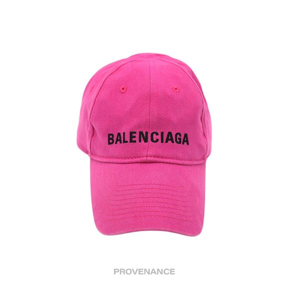 🔴 Balenciaga Embroidered Logo Cap - Washed Pink - Picture 1 of 12